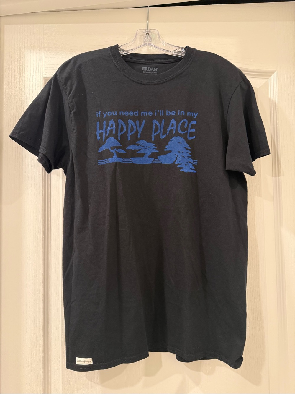 Bonsai Black Graphic T-Shirt - Size M
